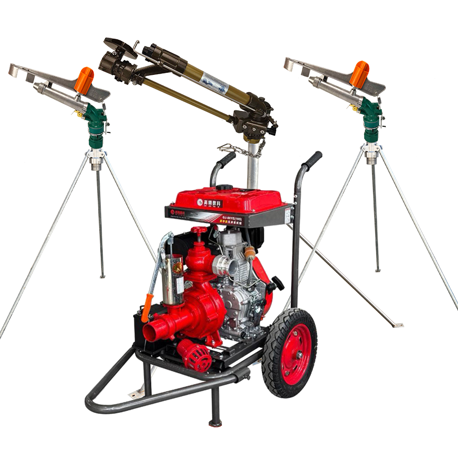 淮北一体式灌溉机组 全套喷枪水带配齐 抗旱浇地神器